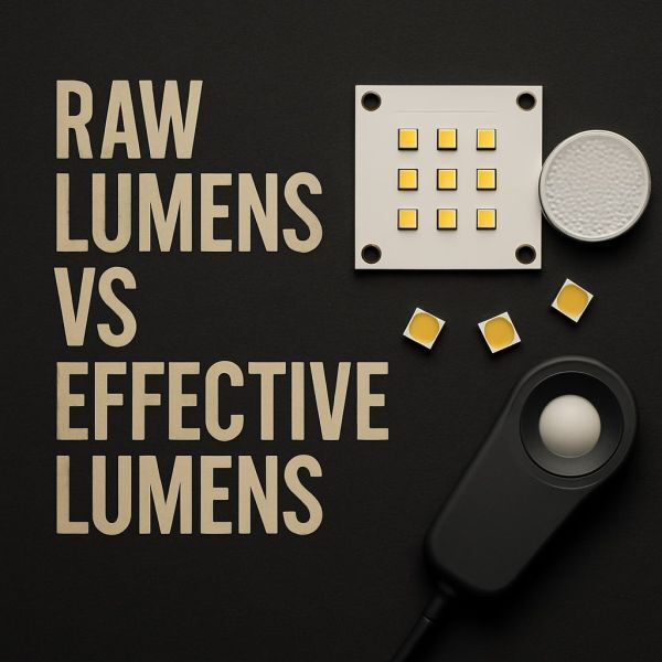 Backloading Lumen Raw Lumens vs. Effective Lumens: Calculating differences